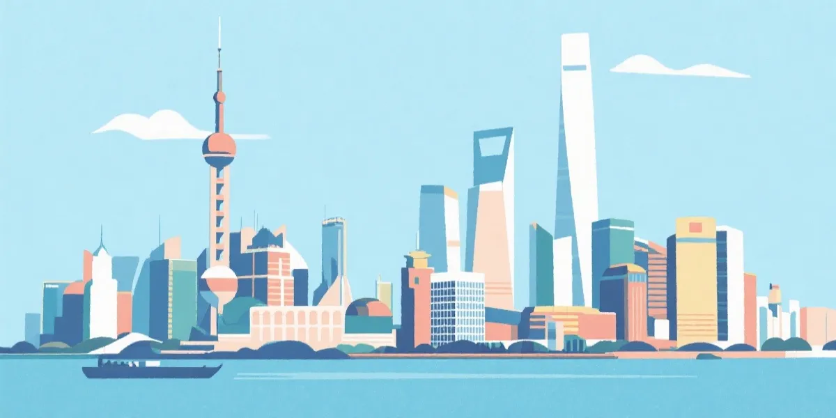 上海城市示意图